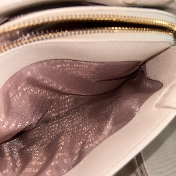 Kate Spade White and Pink Floral Women's Bag - Picture 4 of 9